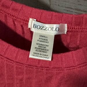 Bozzolo Women's Raspberry Crop Top